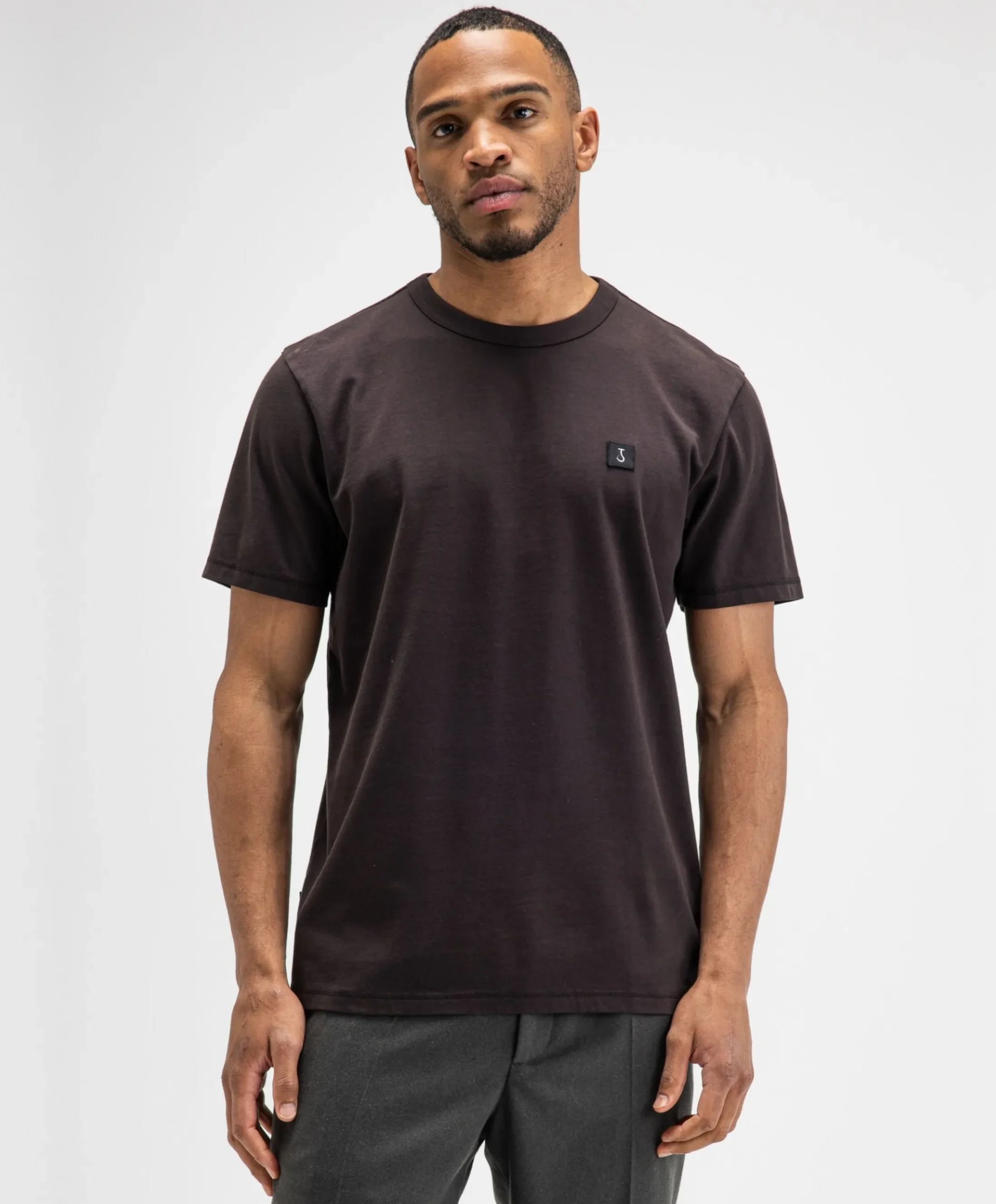 Heren T-shirt bruin
