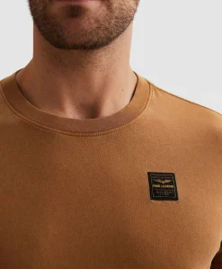 Heren T-shirt bruin