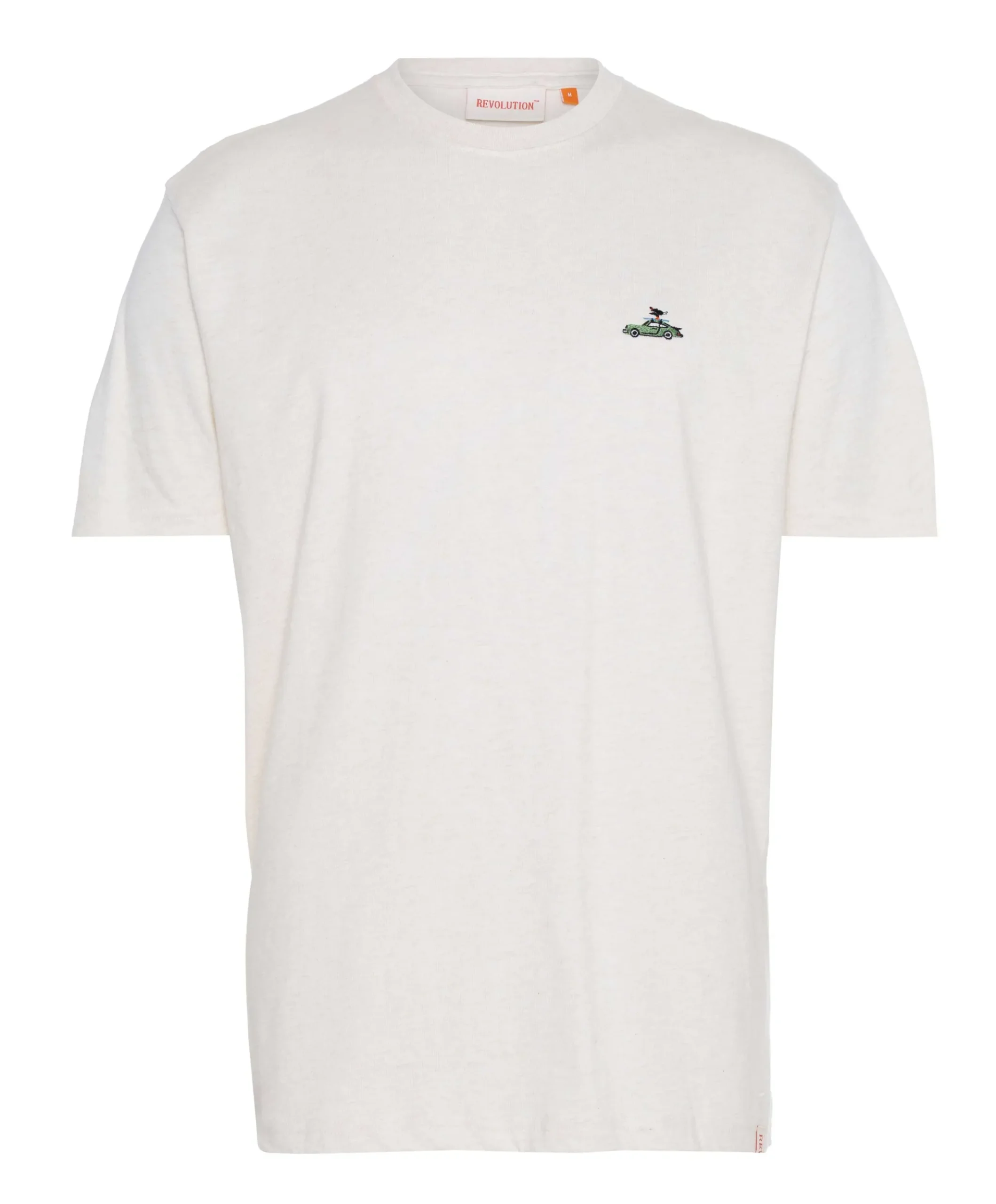 Heren T-shirt ecru