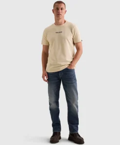 Heren T-shirt ecru