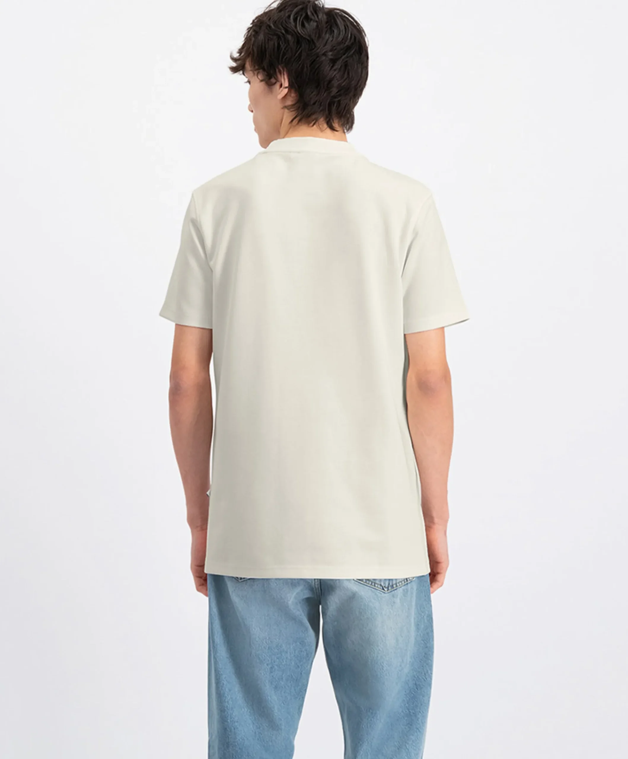 Heren T-shirt ecru