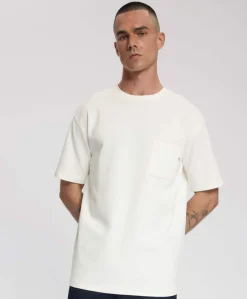 Heren T-shirt ecru