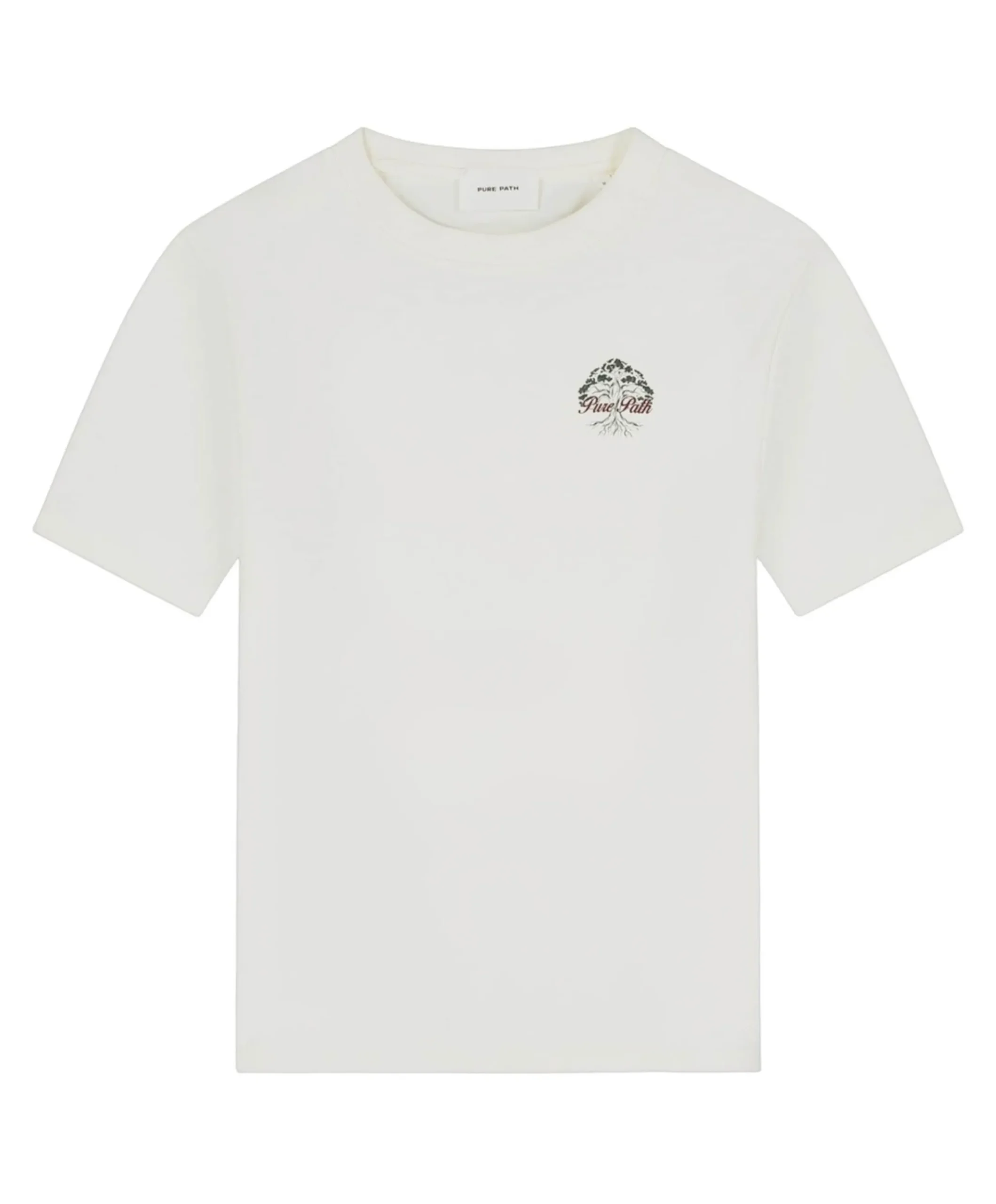 Heren T-shirt ecru