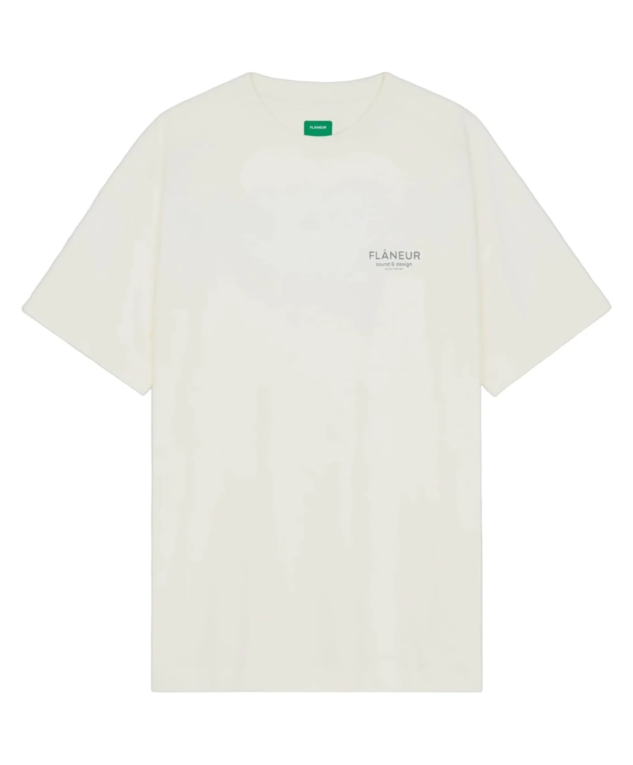 Heren T-shirt ecru