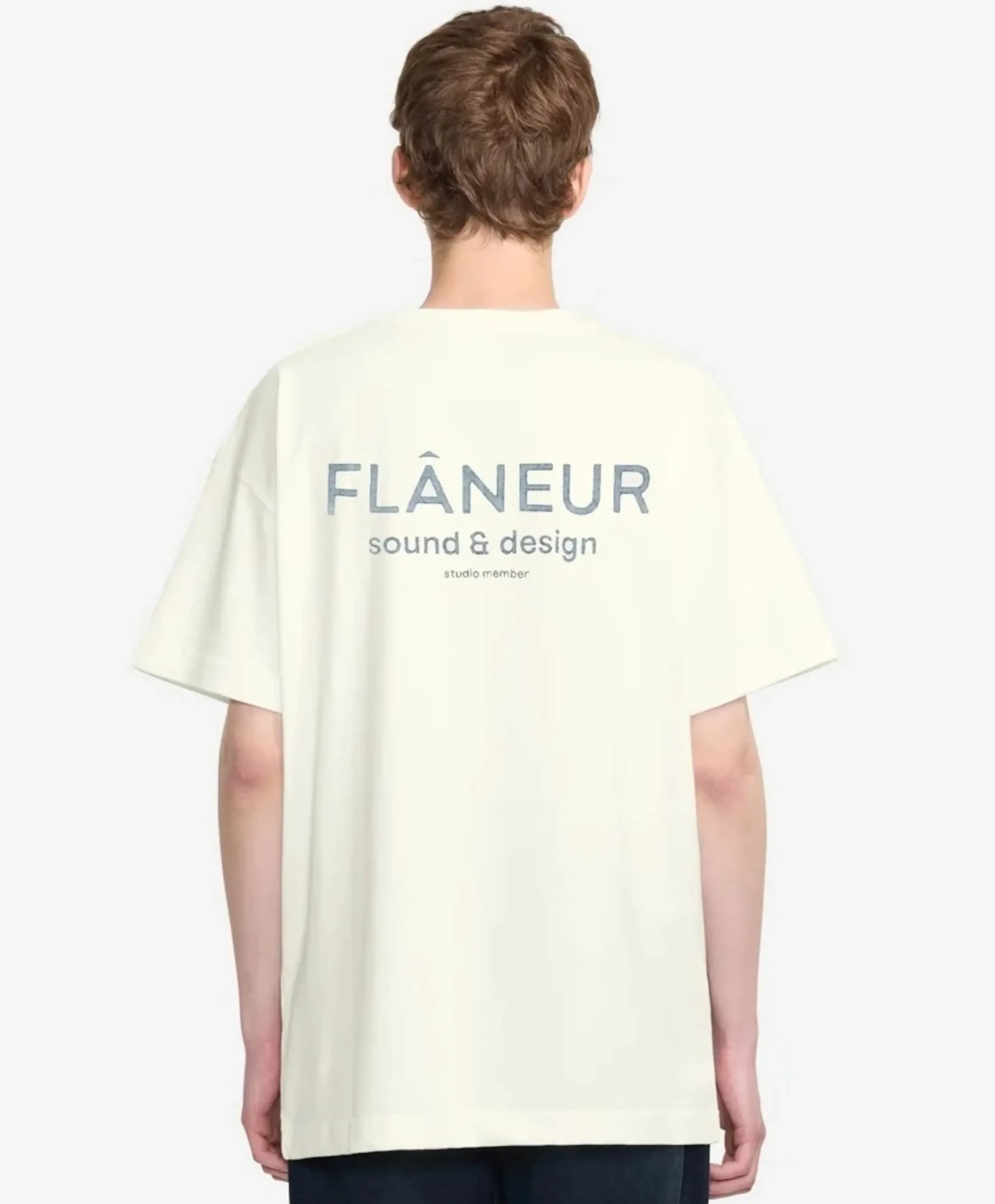 Heren T-shirt ecru