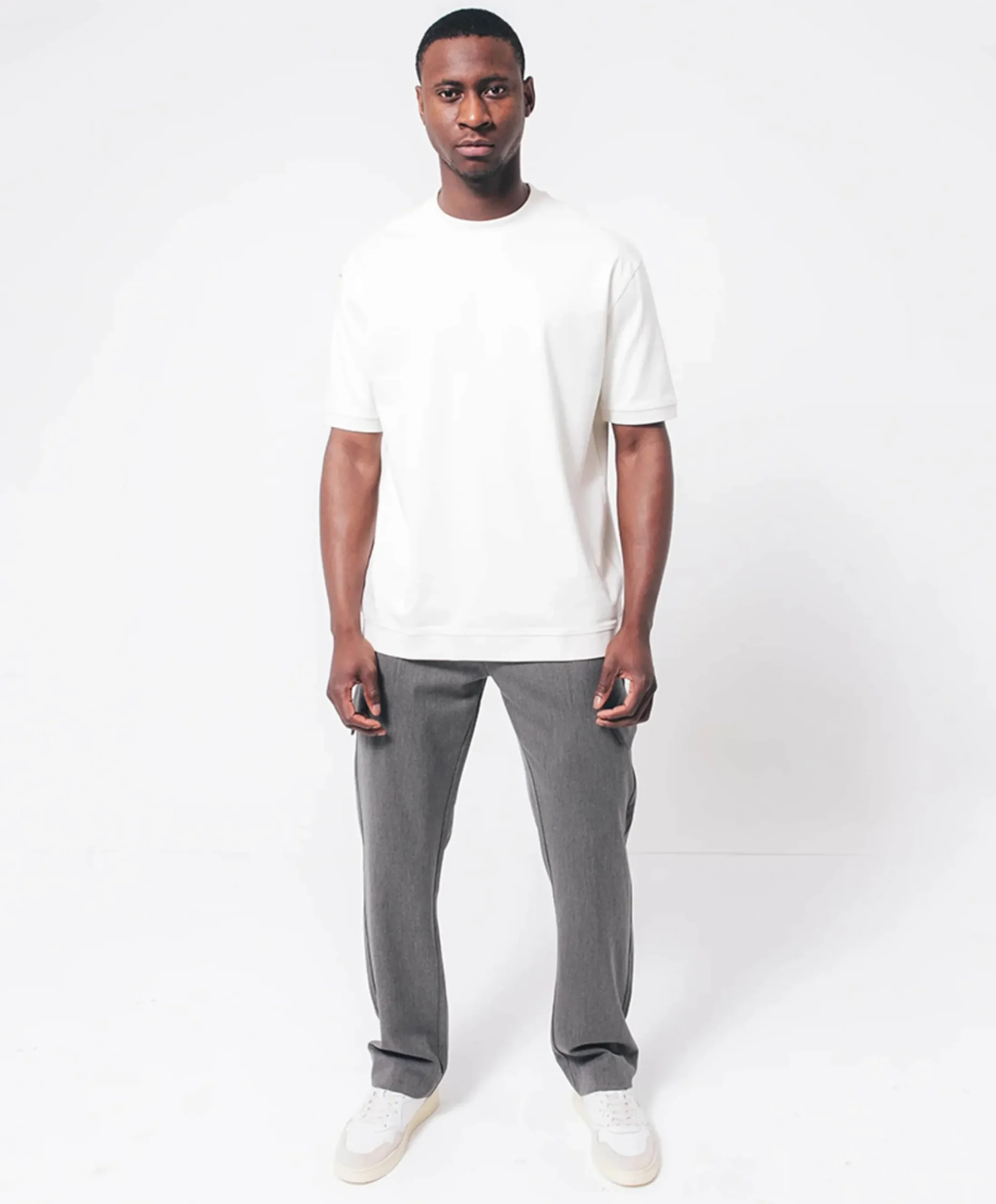 Heren T-shirt ecru