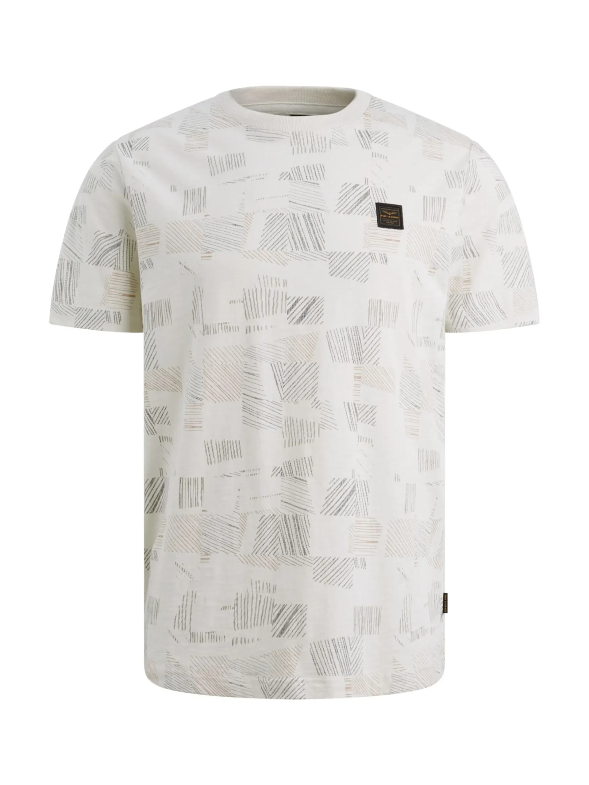 Heren T-shirt ecru