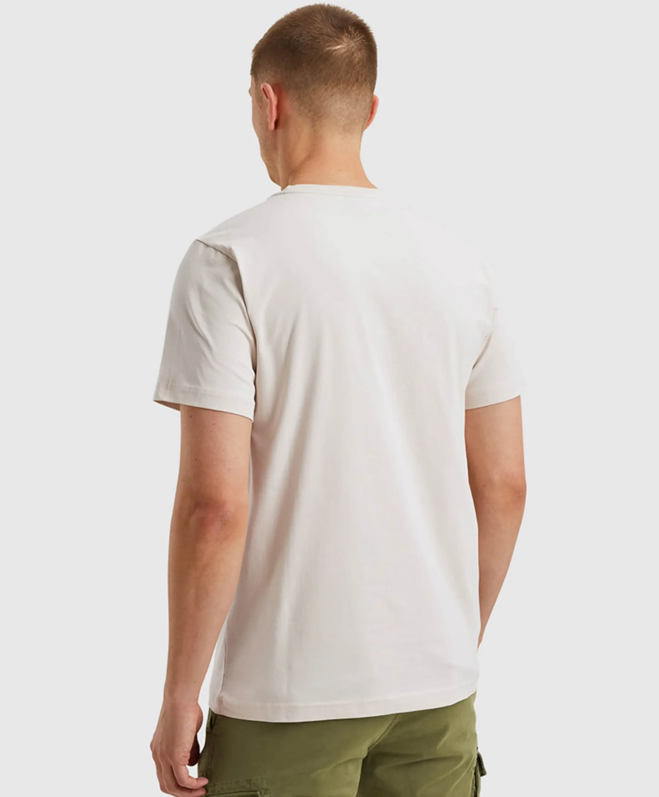 Heren T-shirt ecru