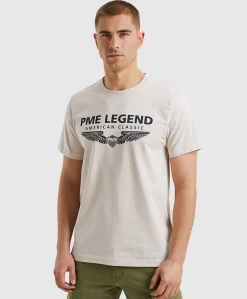 Heren T-shirt ecru