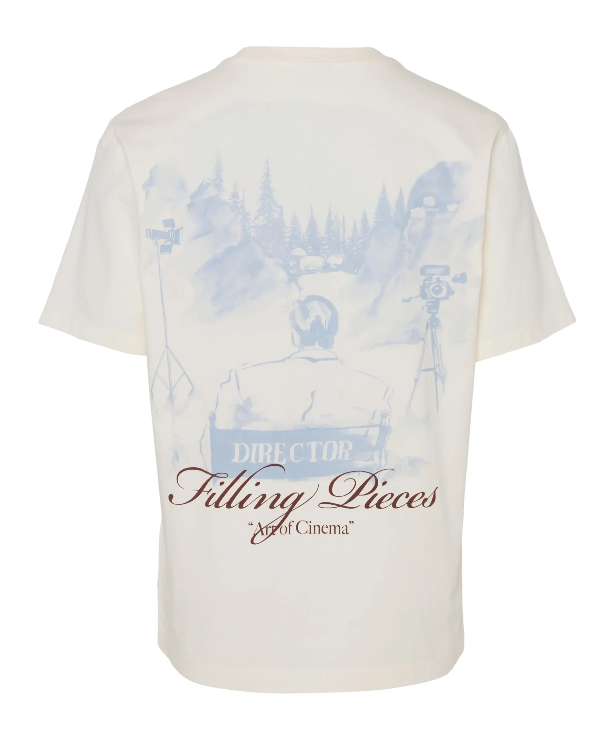 Heren T-shirt ecru