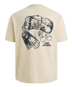 Heren T-shirt ecru