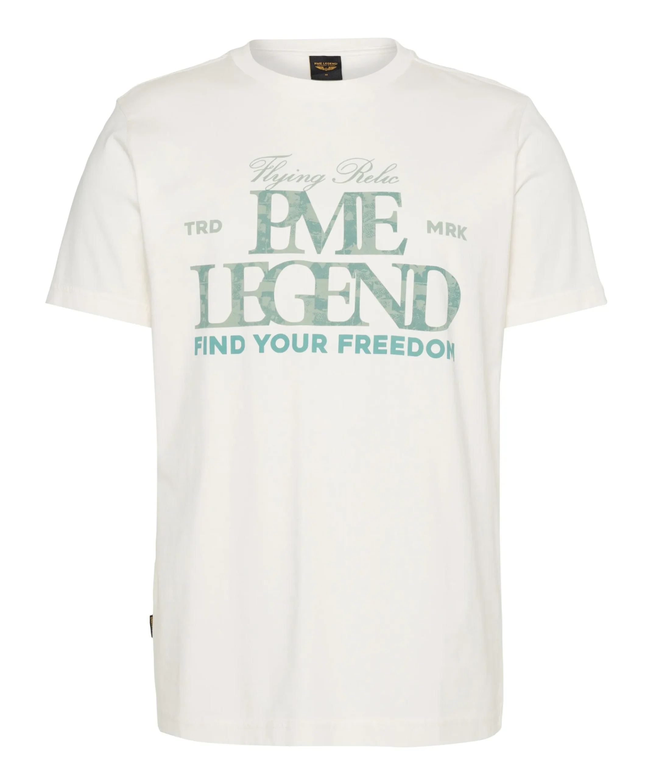 Heren T-shirt ecru