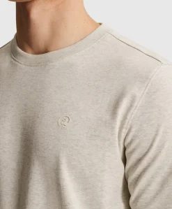 Heren T-shirt ecru