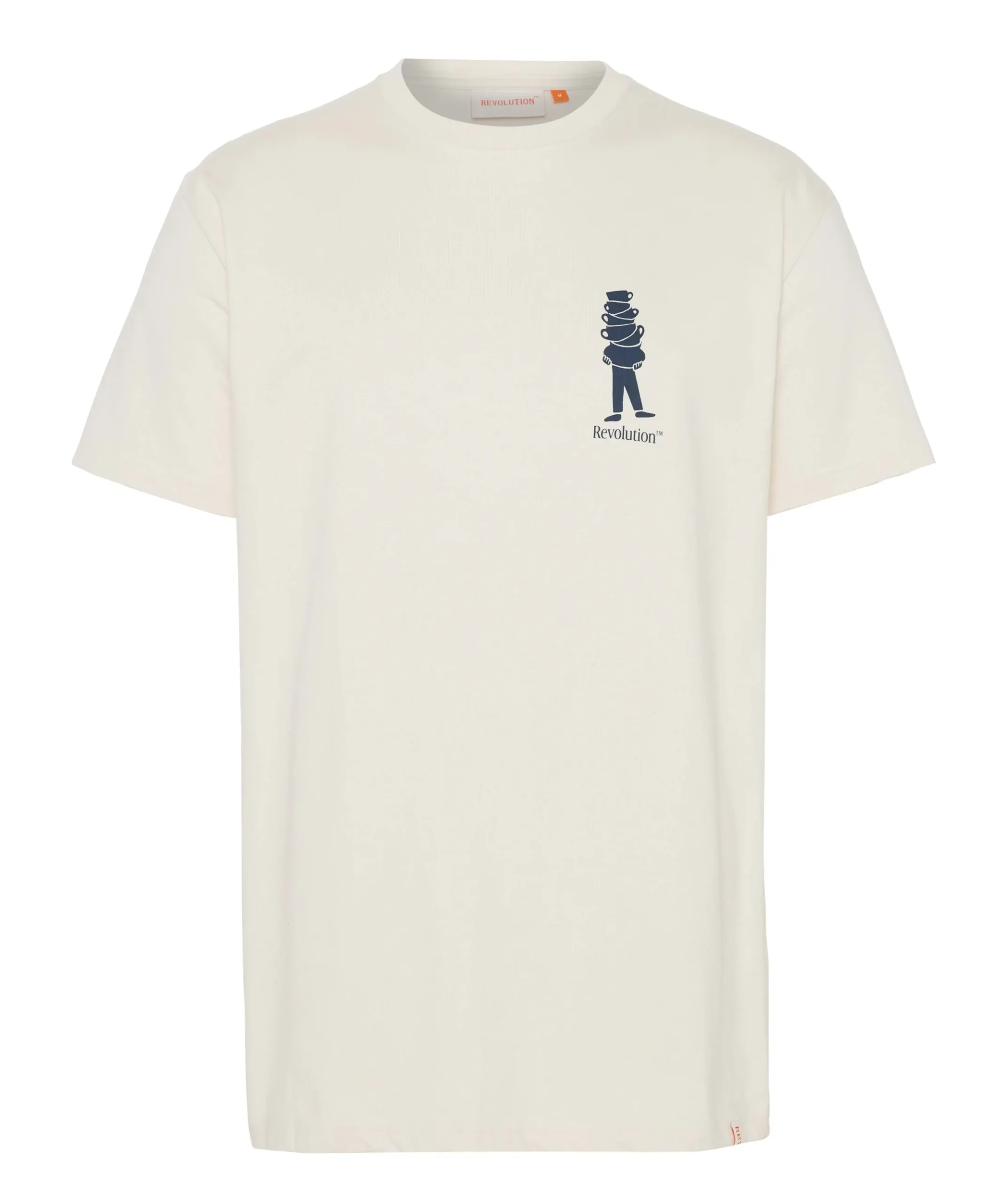 Heren T-shirt ecru