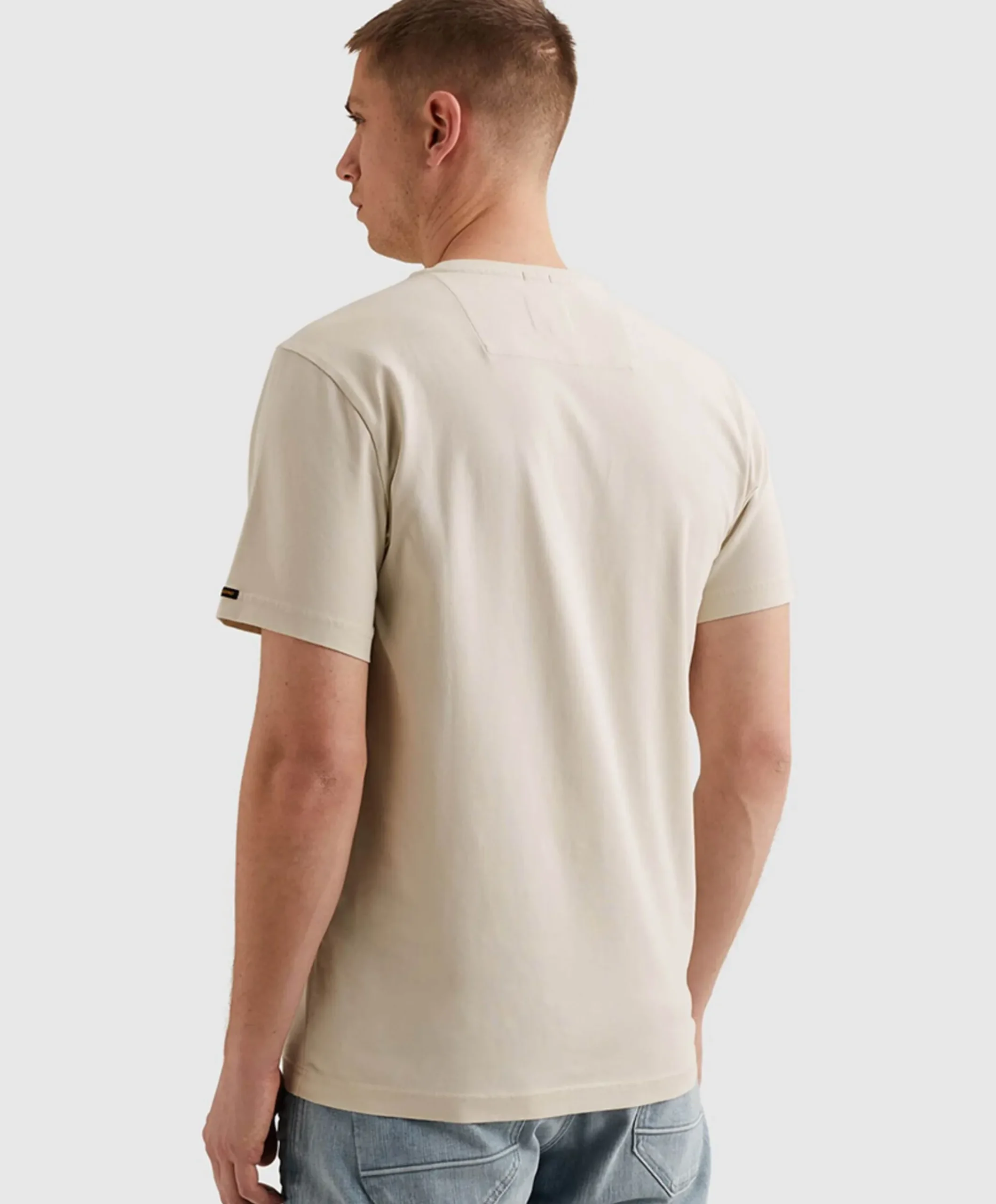 Heren T-shirt ecru