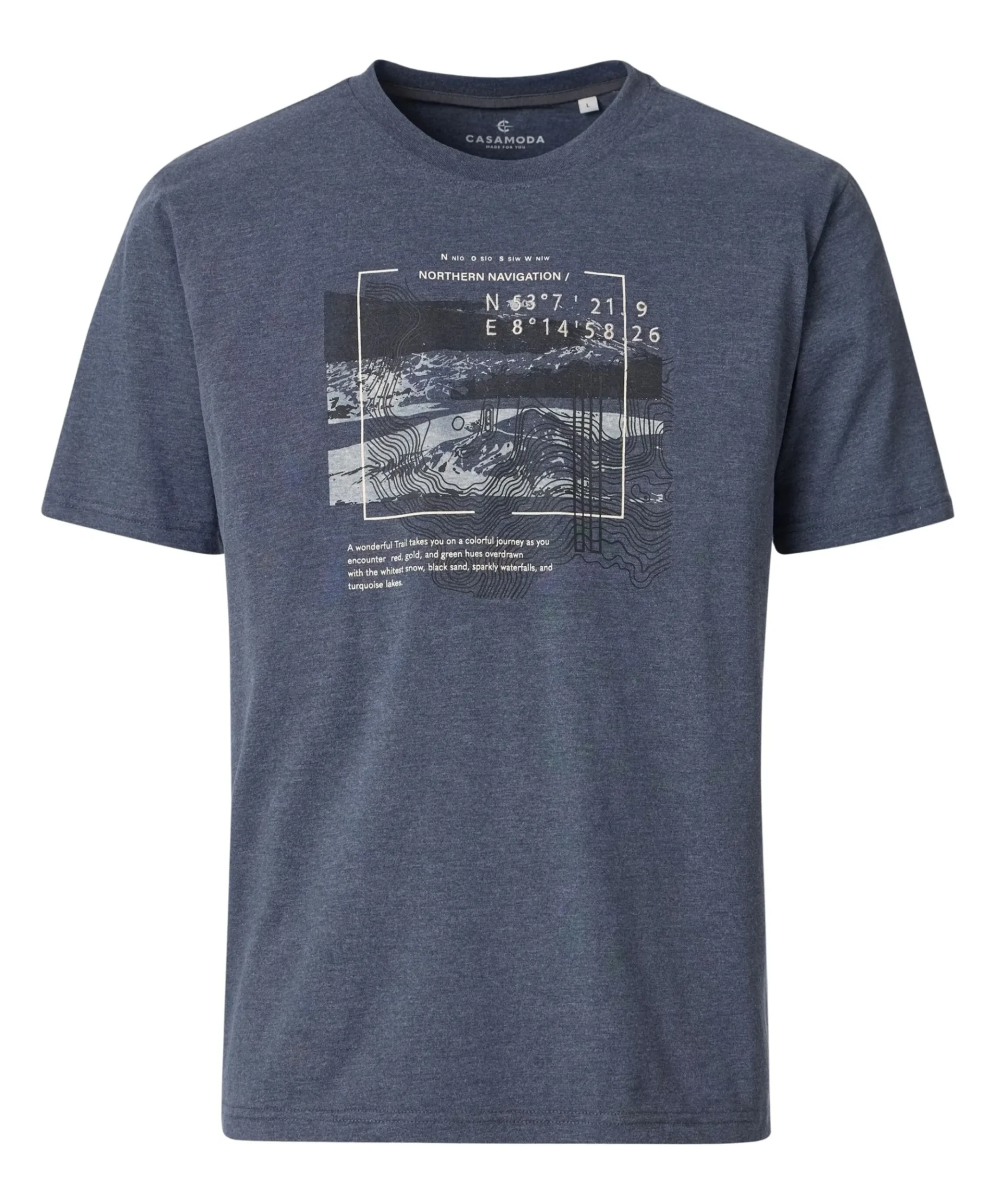 Heren T-shirt grijs