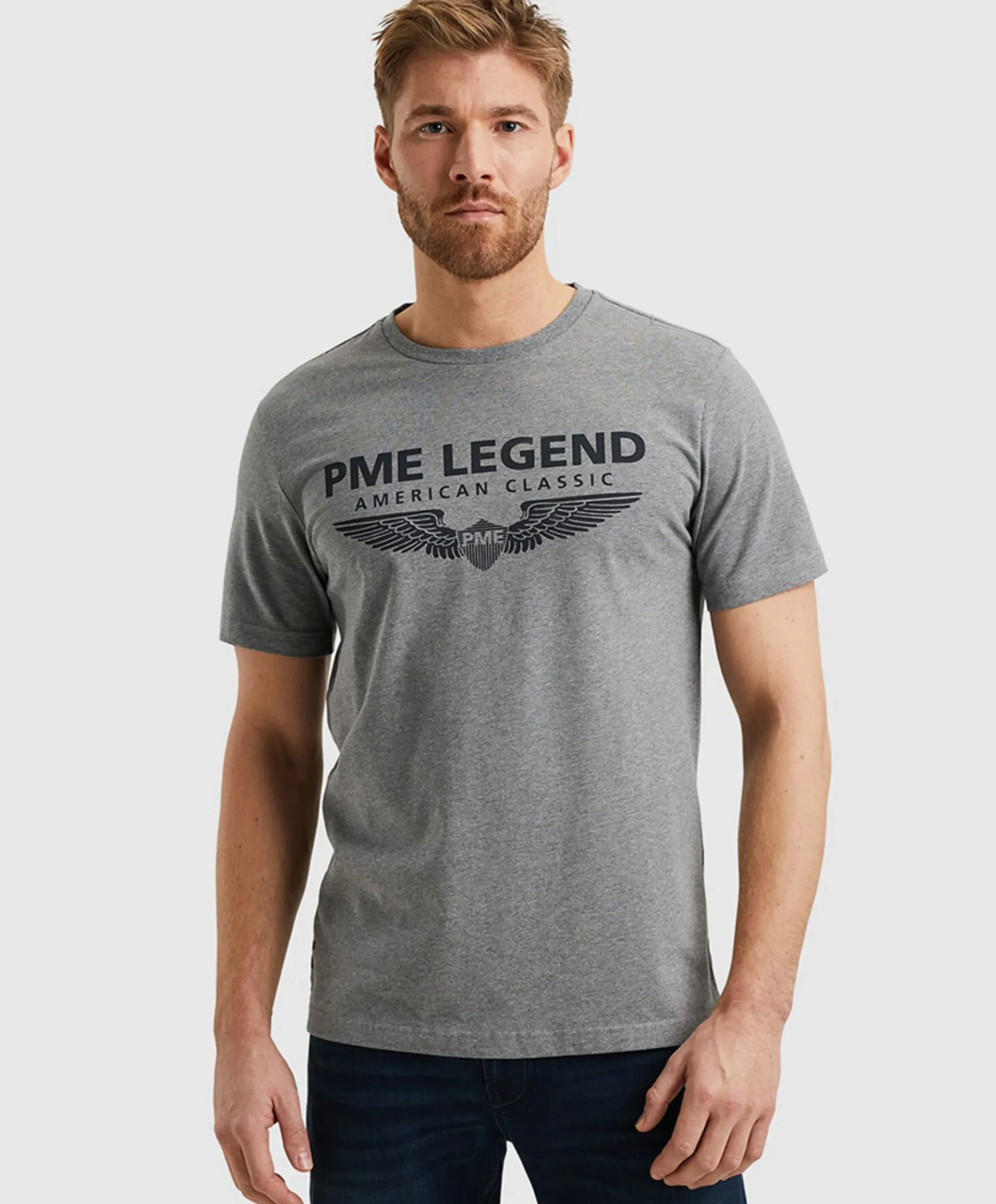 Heren T-shirt grijs