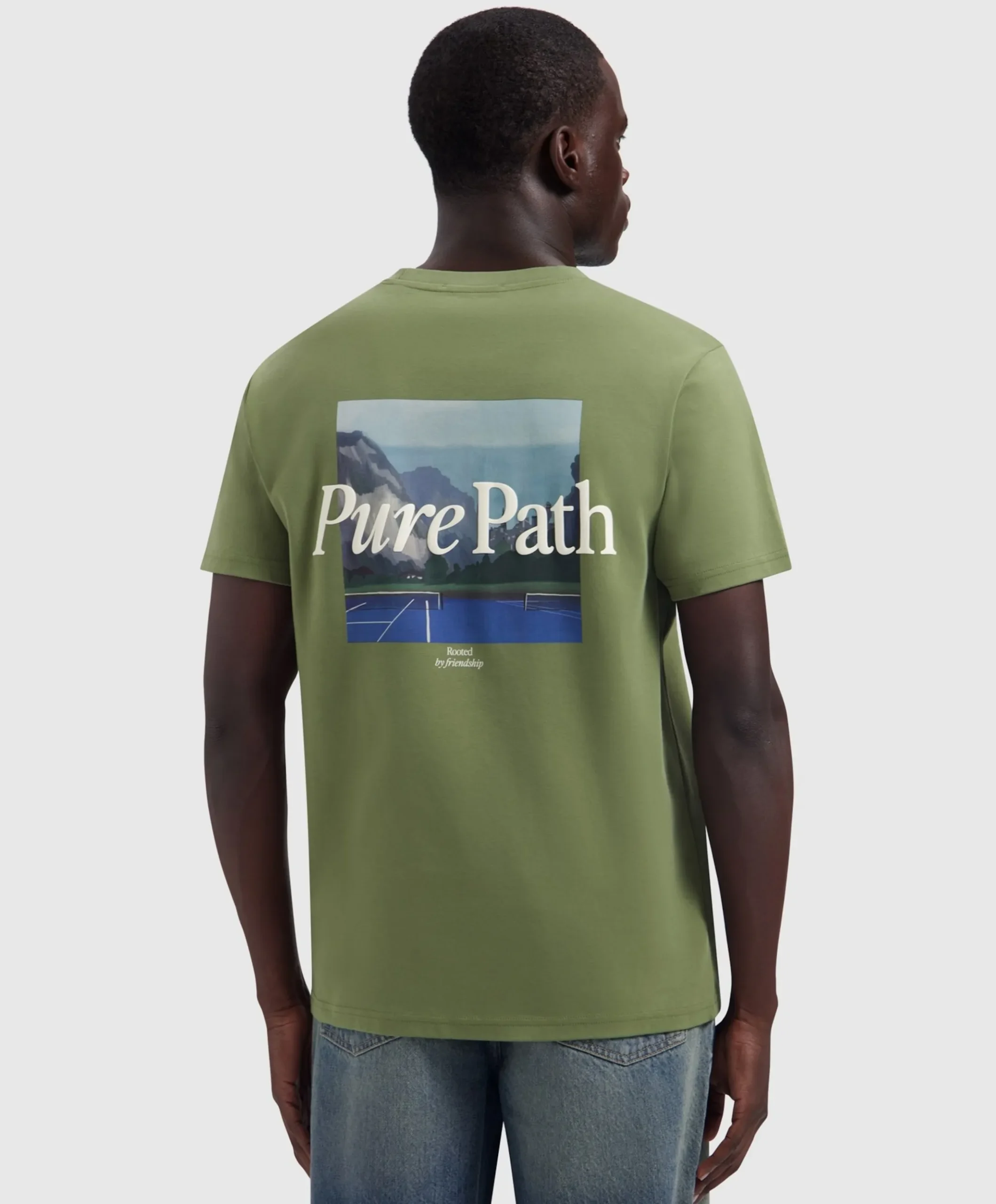 Heren T-shirt groen