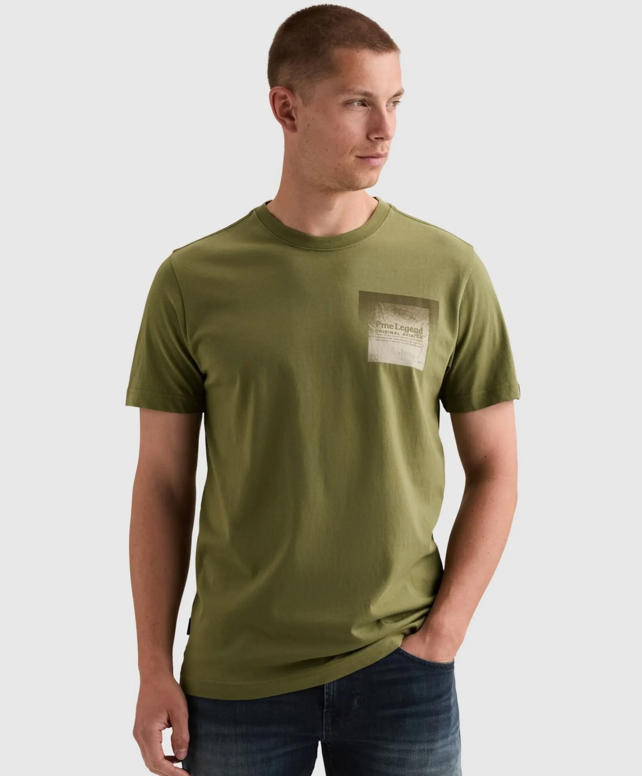 Heren T-shirt groen