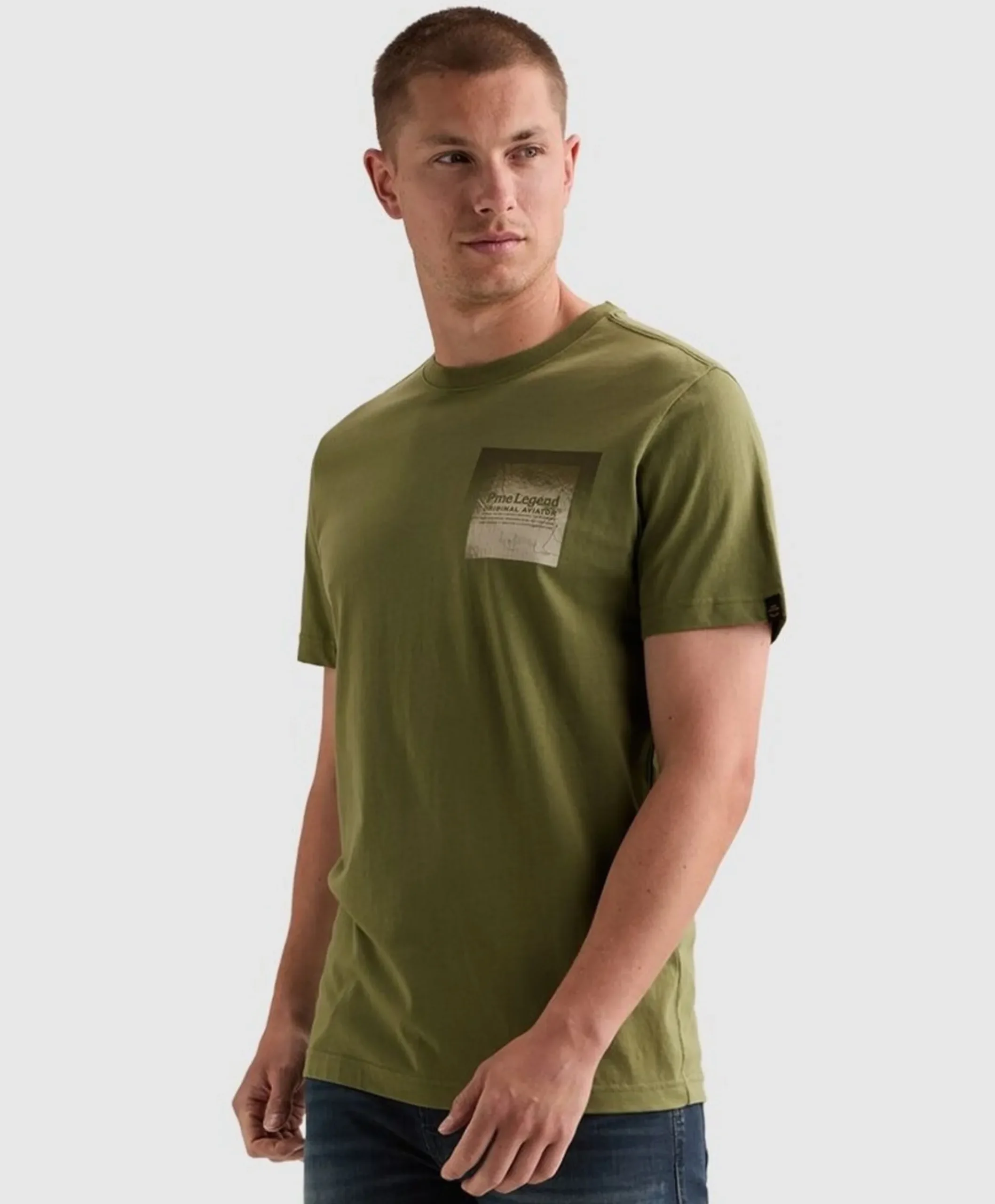 Heren T-shirt groen