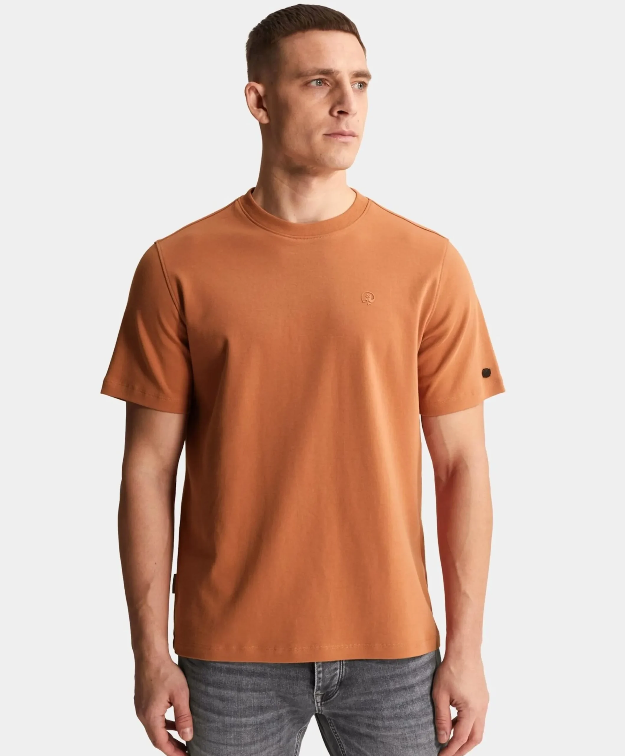 Heren T-shirt oranje