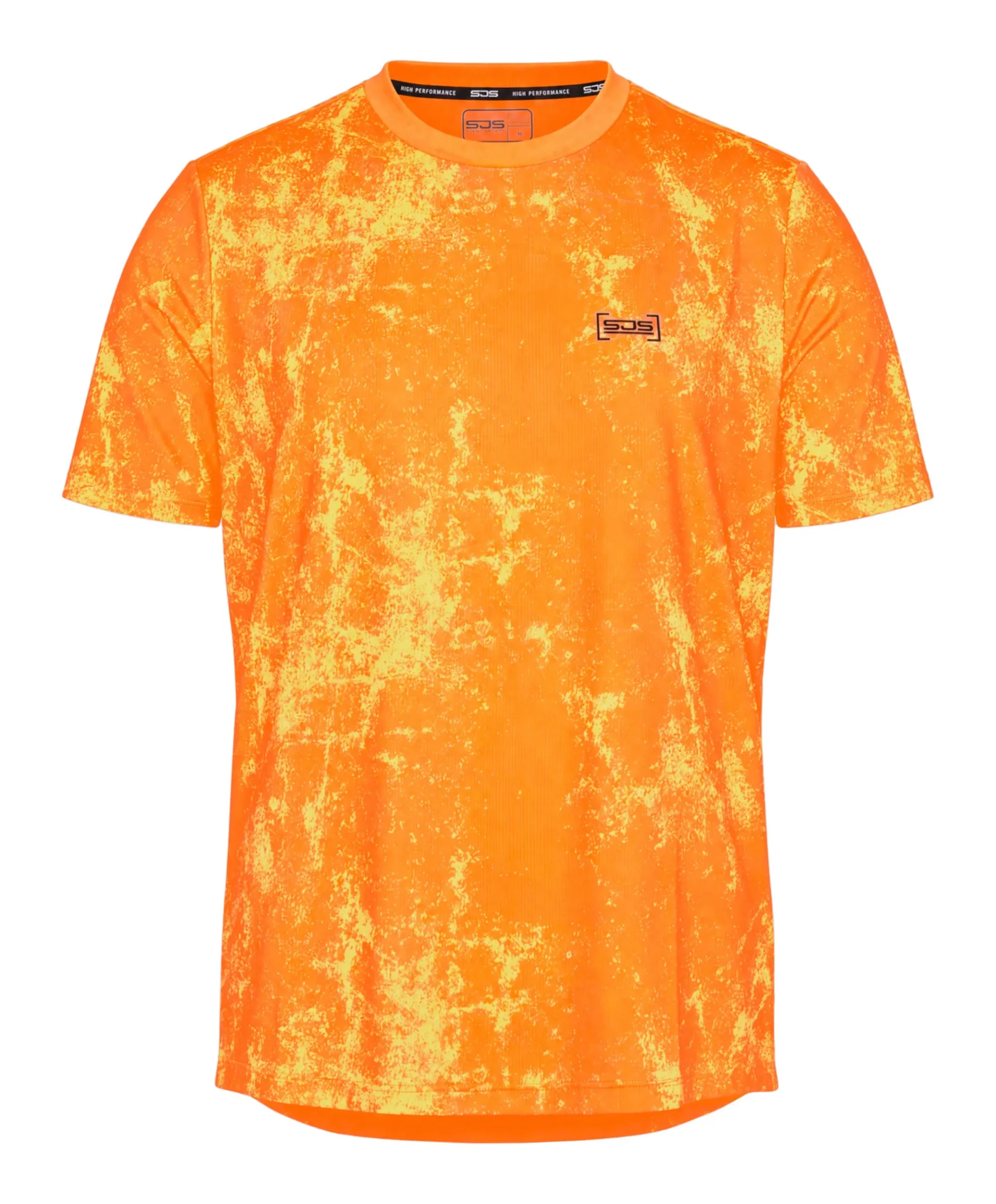 Heren t-shirt oranje