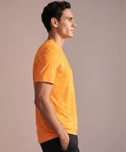 Heren t-shirt oranje