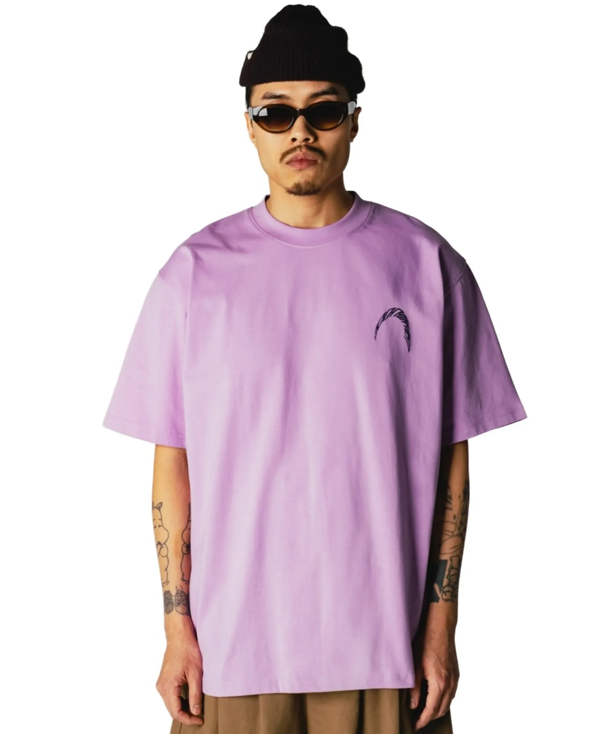 Heren T-shirt paars