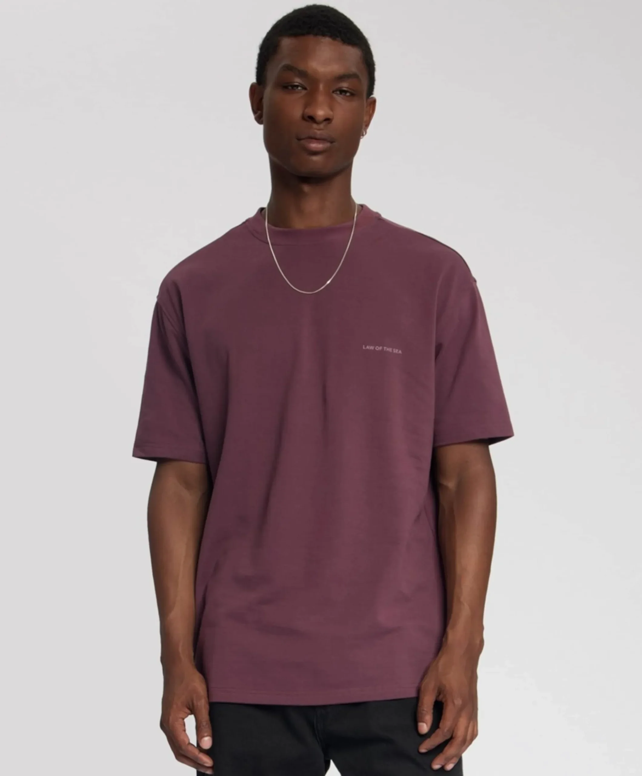 Heren T-shirt paars