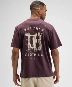 Heren T-shirt paars