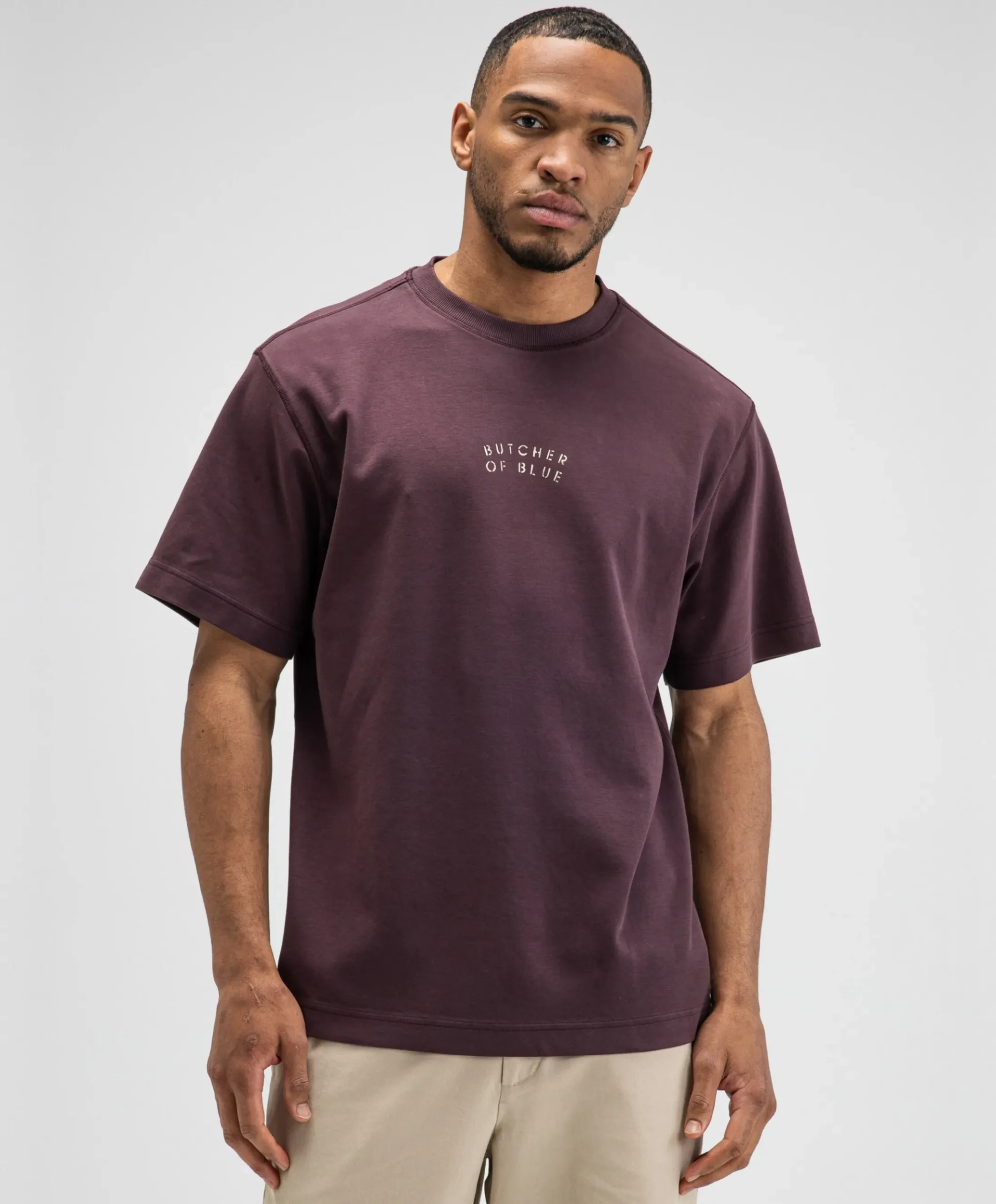 Heren T-shirt paars