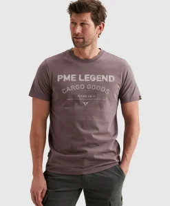 Heren T-shirt paars