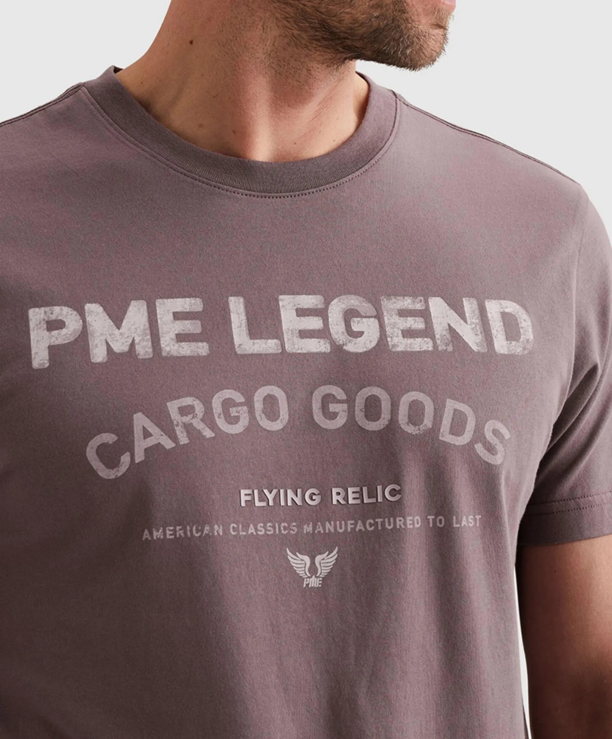 Heren T-shirt paars
