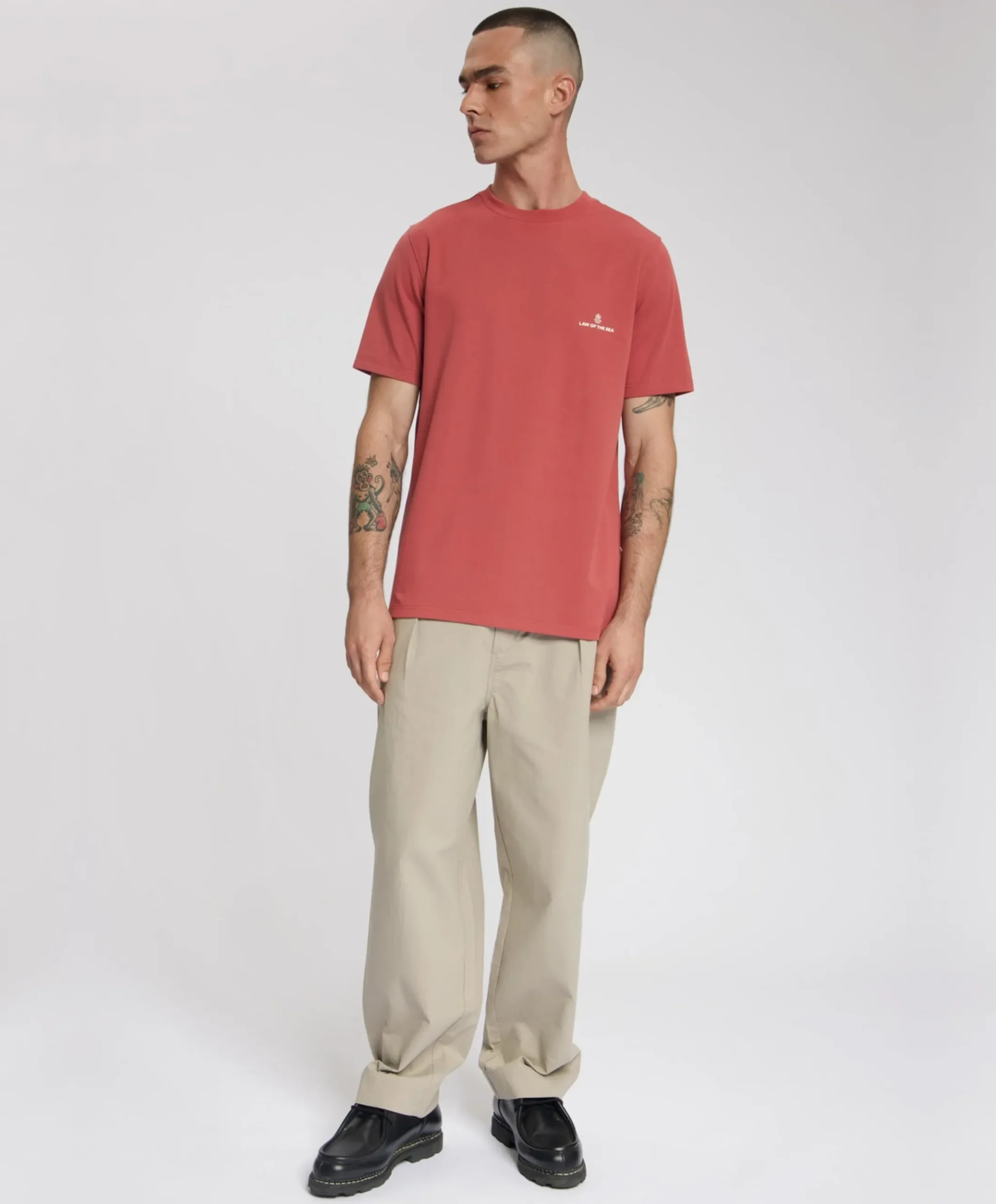 Heren T-shirt rood