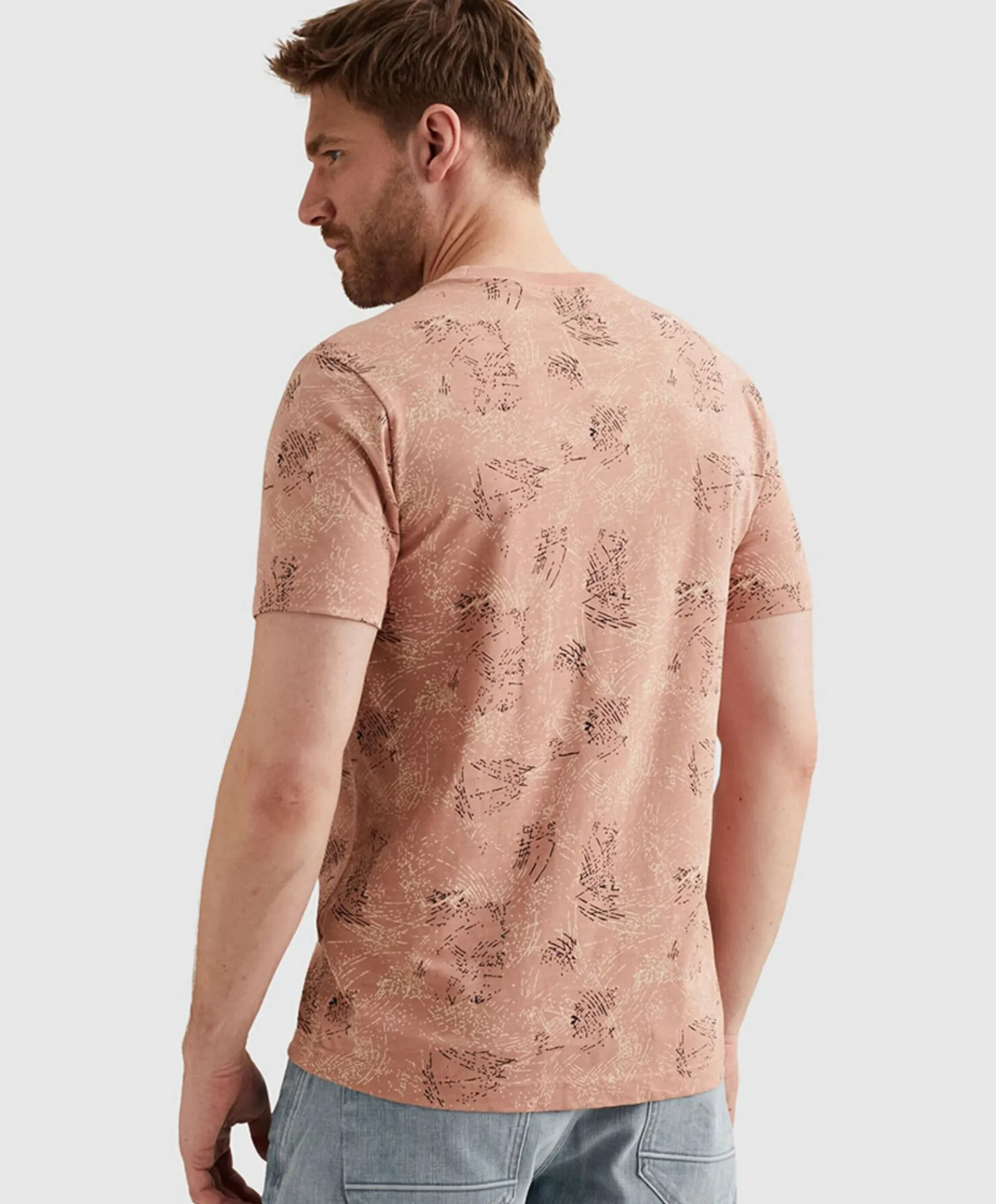 Heren T-shirt roze