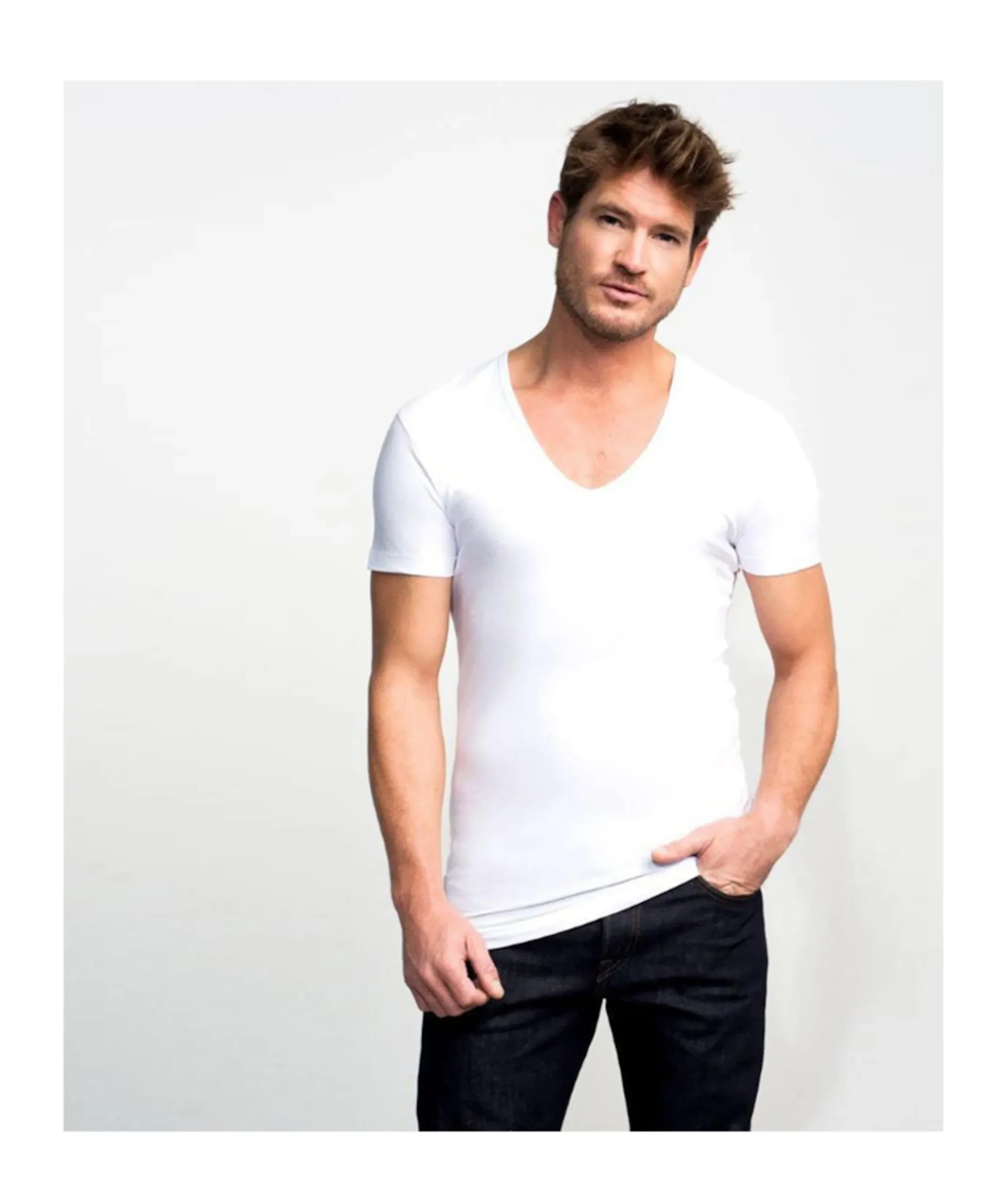 Heren T-shirt wit