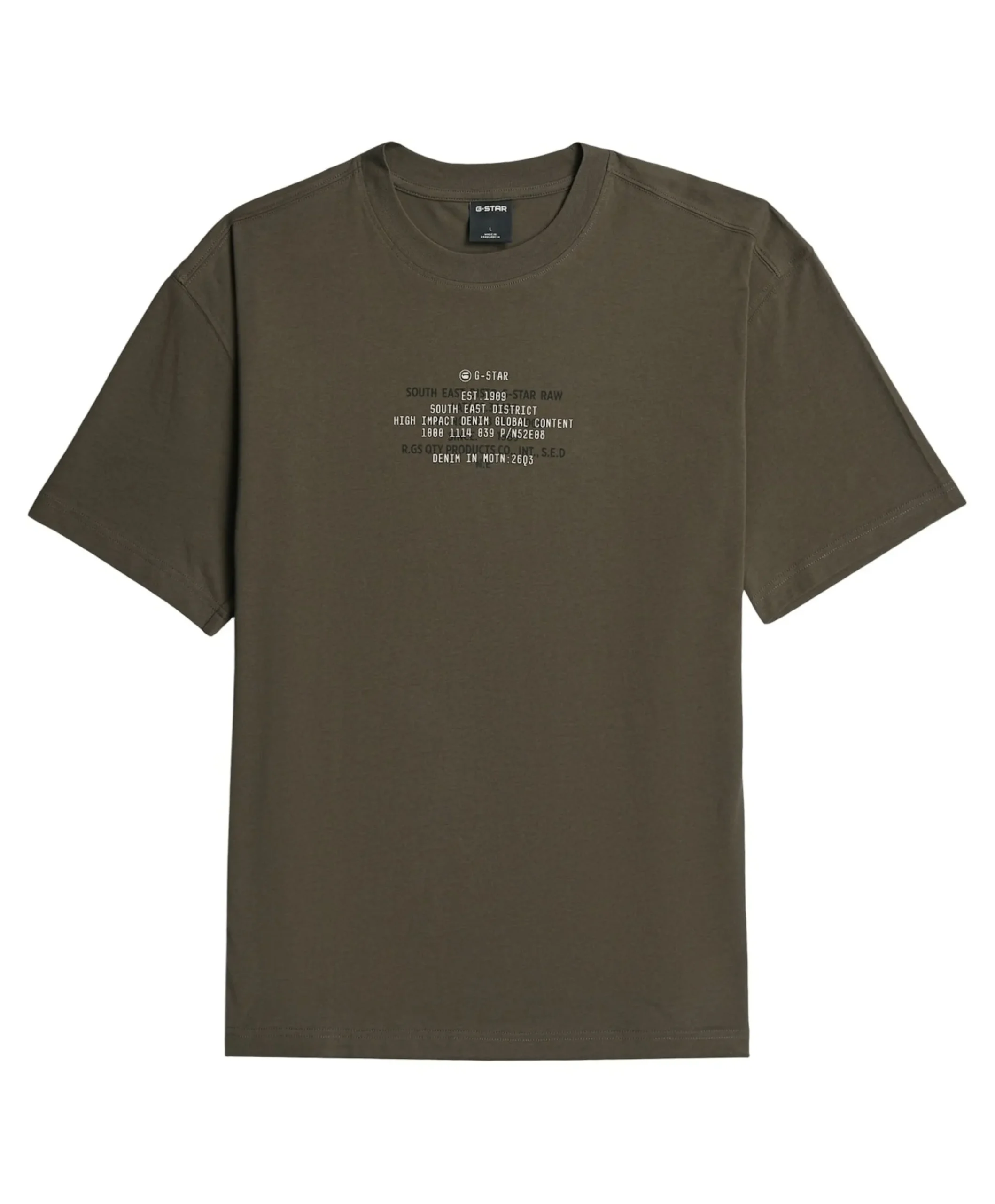 Heren T-shirt zwart
