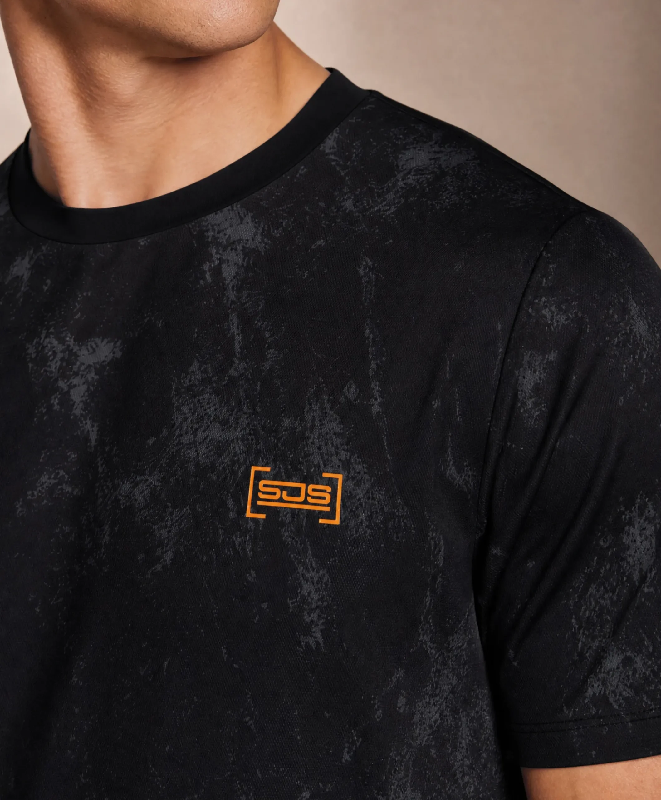 Heren t-shirt zwart