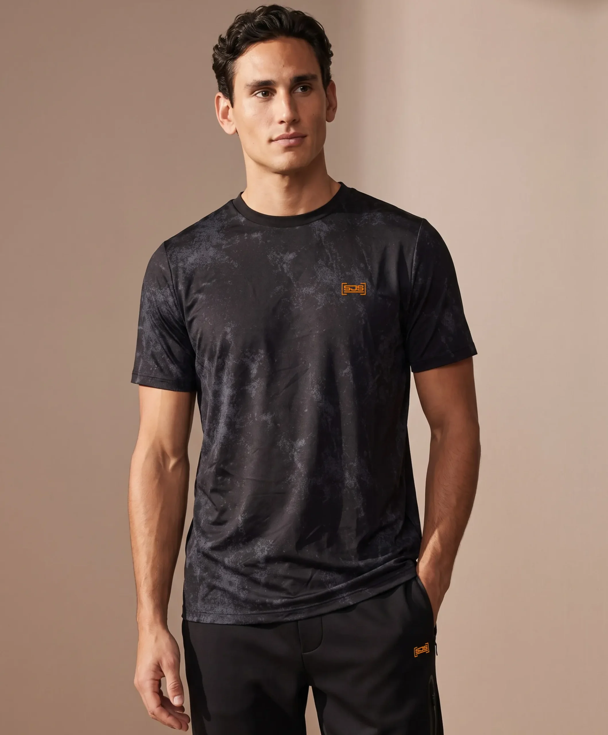 Heren t-shirt zwart