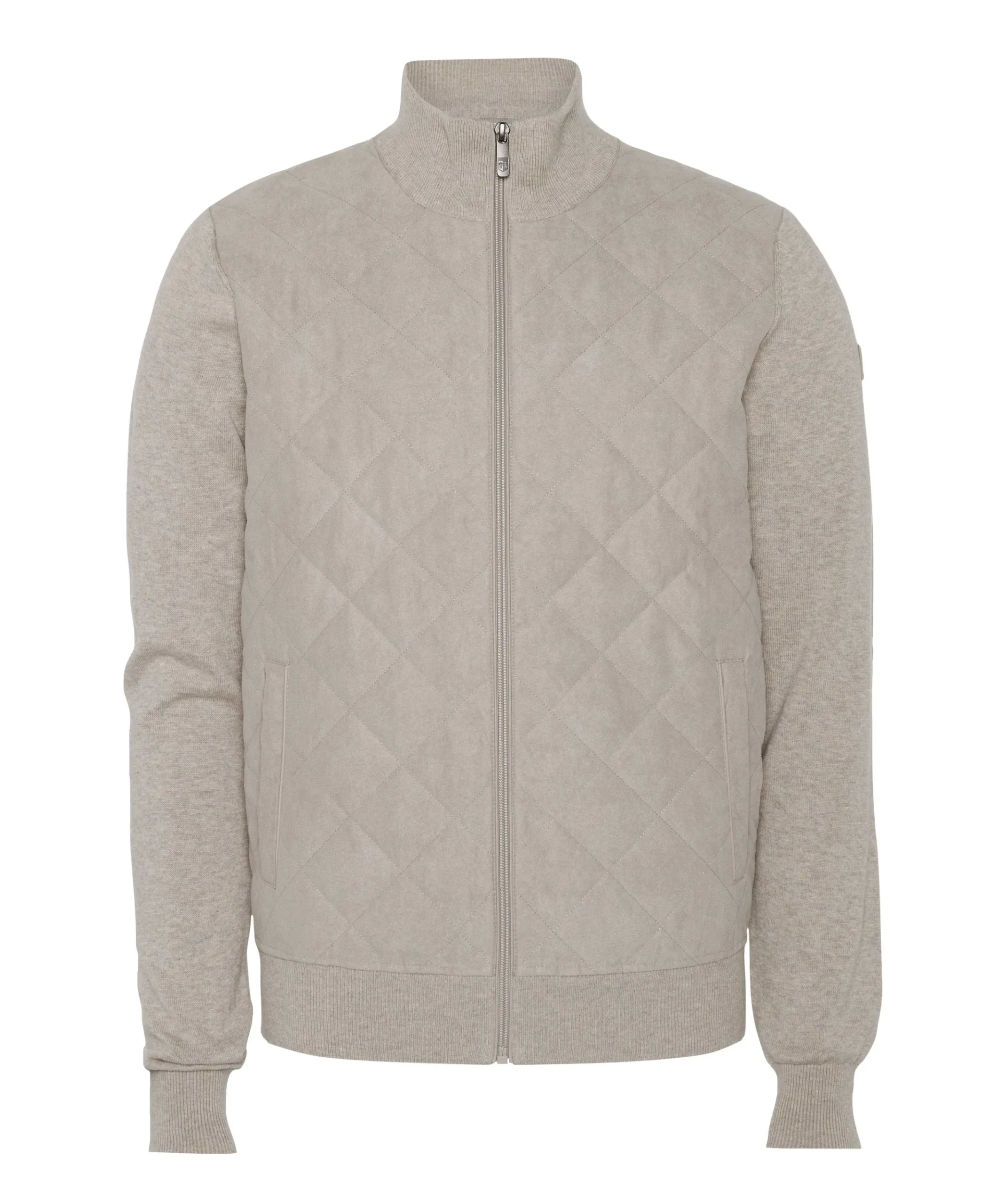 Heren vest beige