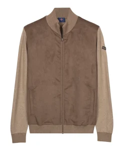 Heren vest beige