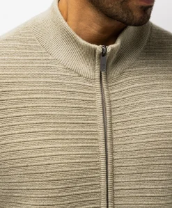 Heren vest beige