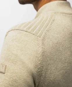 Heren vest beige