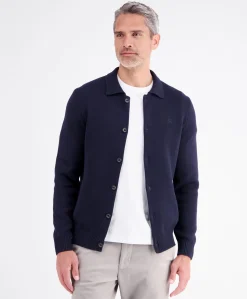 Heren vest blauw