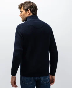 Heren vest blauw