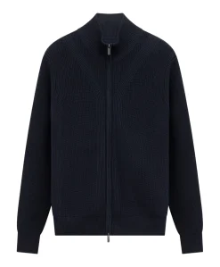Heren vest blauw