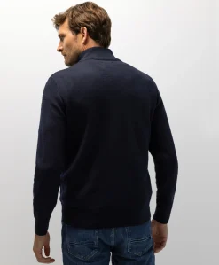 Heren vest blauw