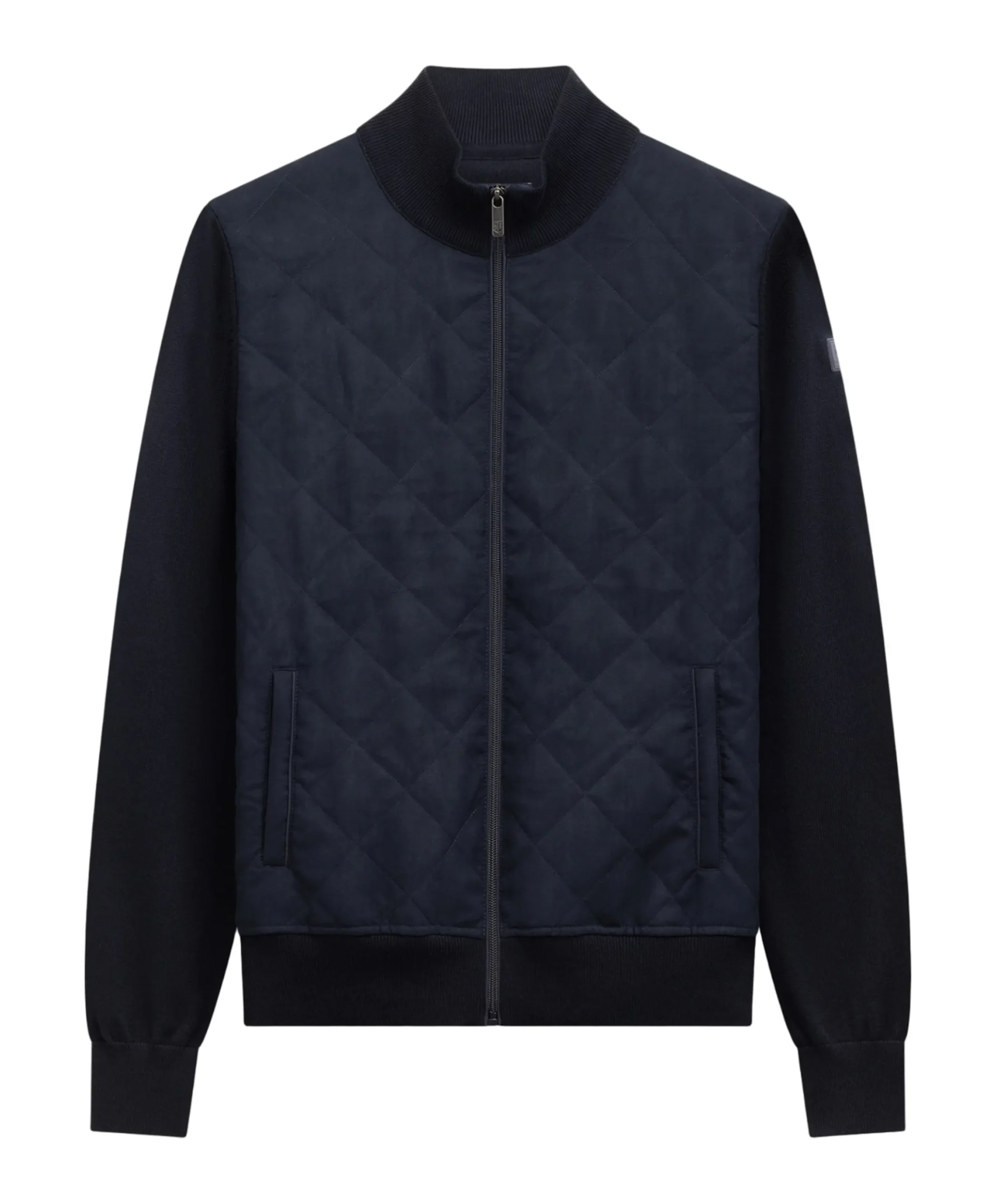 Heren vest blauw