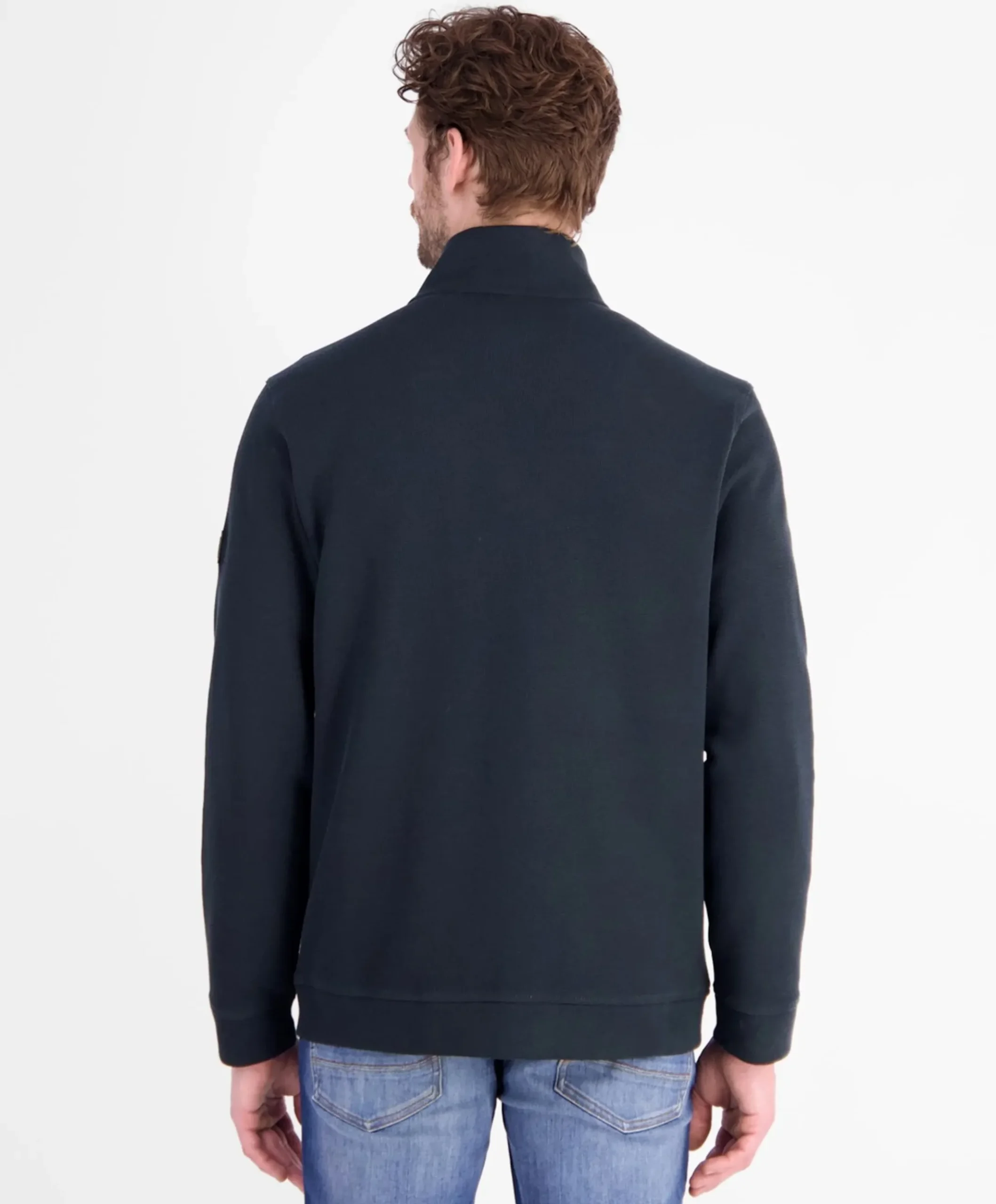 Heren vest blauw