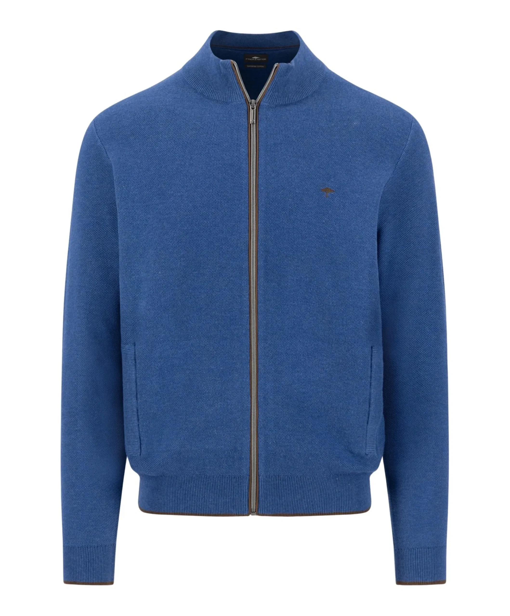 Heren vest blauw